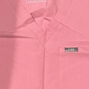 SOLD Figs Women's CATARINA Top KADE bottom Mauve pink LARGE